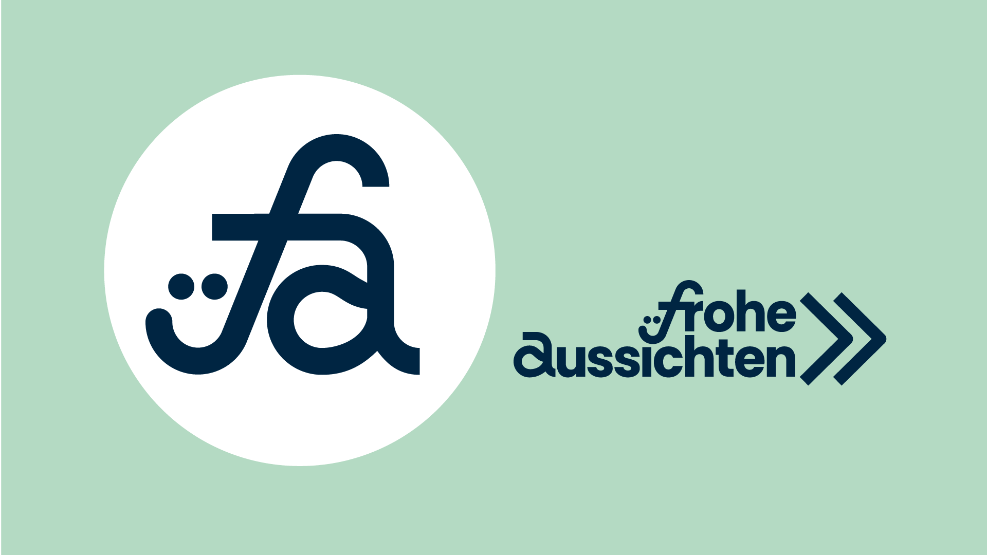 Wortmarke der Social-Media-Kampagne „frohe aussichten"